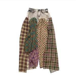 Colorful Patchwork Maxi Skirt